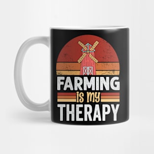 Farming is my therapy Mug